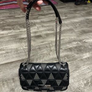 MICHAEL Michael Kors Black Quilted Shoulder Bag